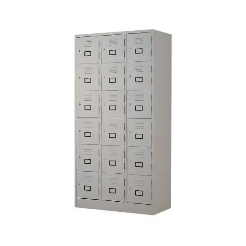 LION Steel Locker L5518N (18 Compartment Latch Lock) Office Equipment